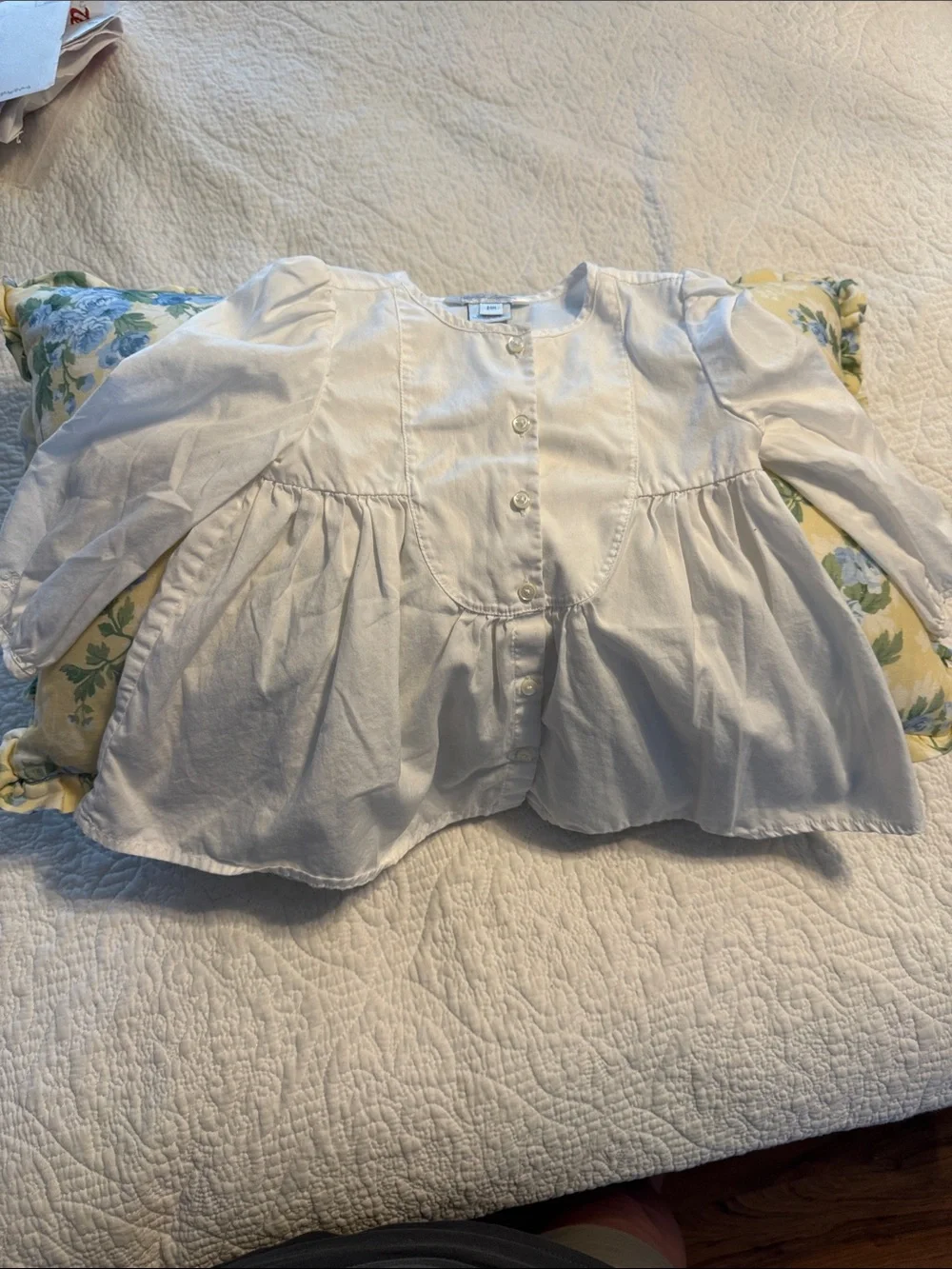 Ralph Lauren White Button-Front Dress 24Mth